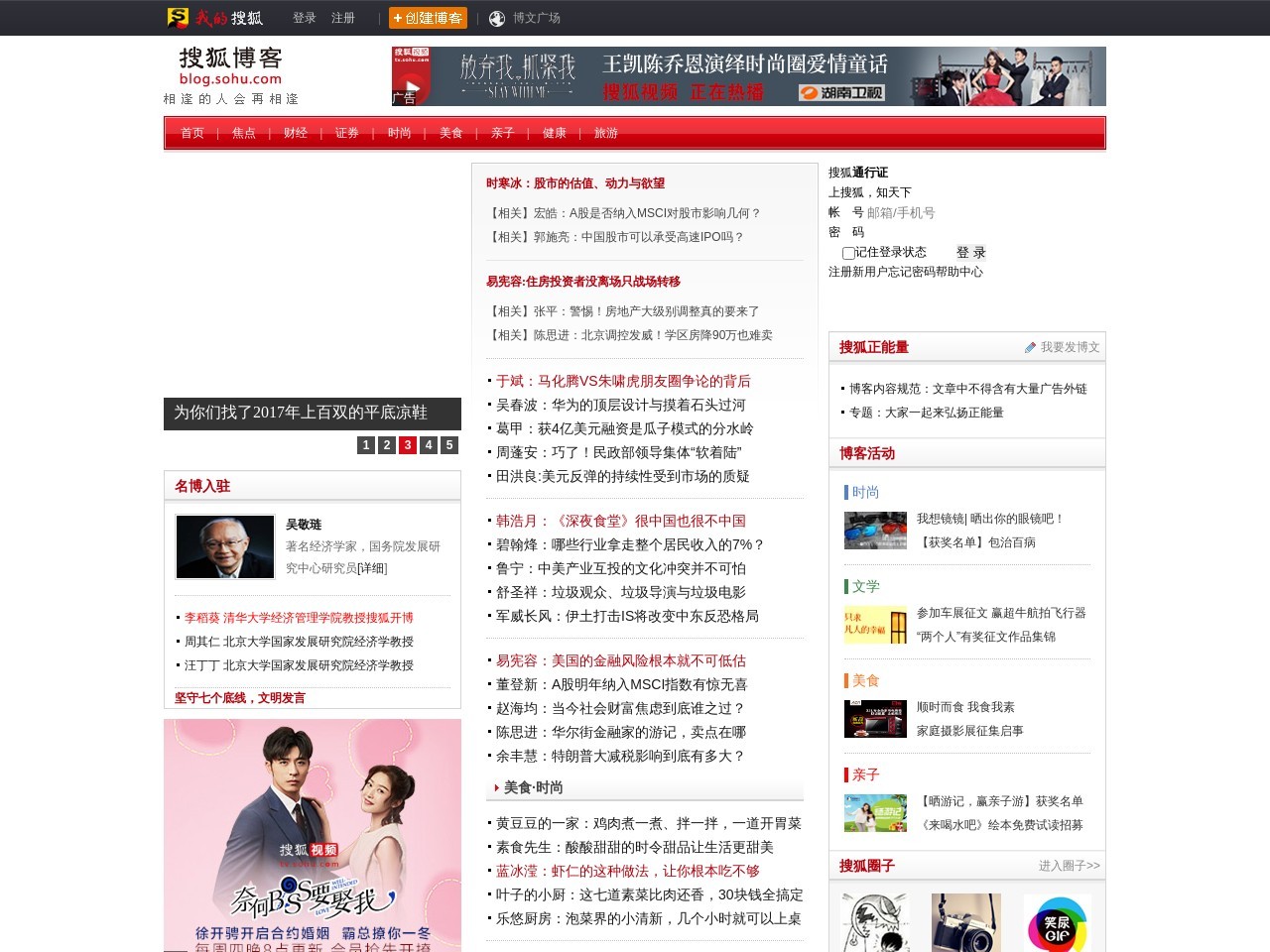搜狐博客