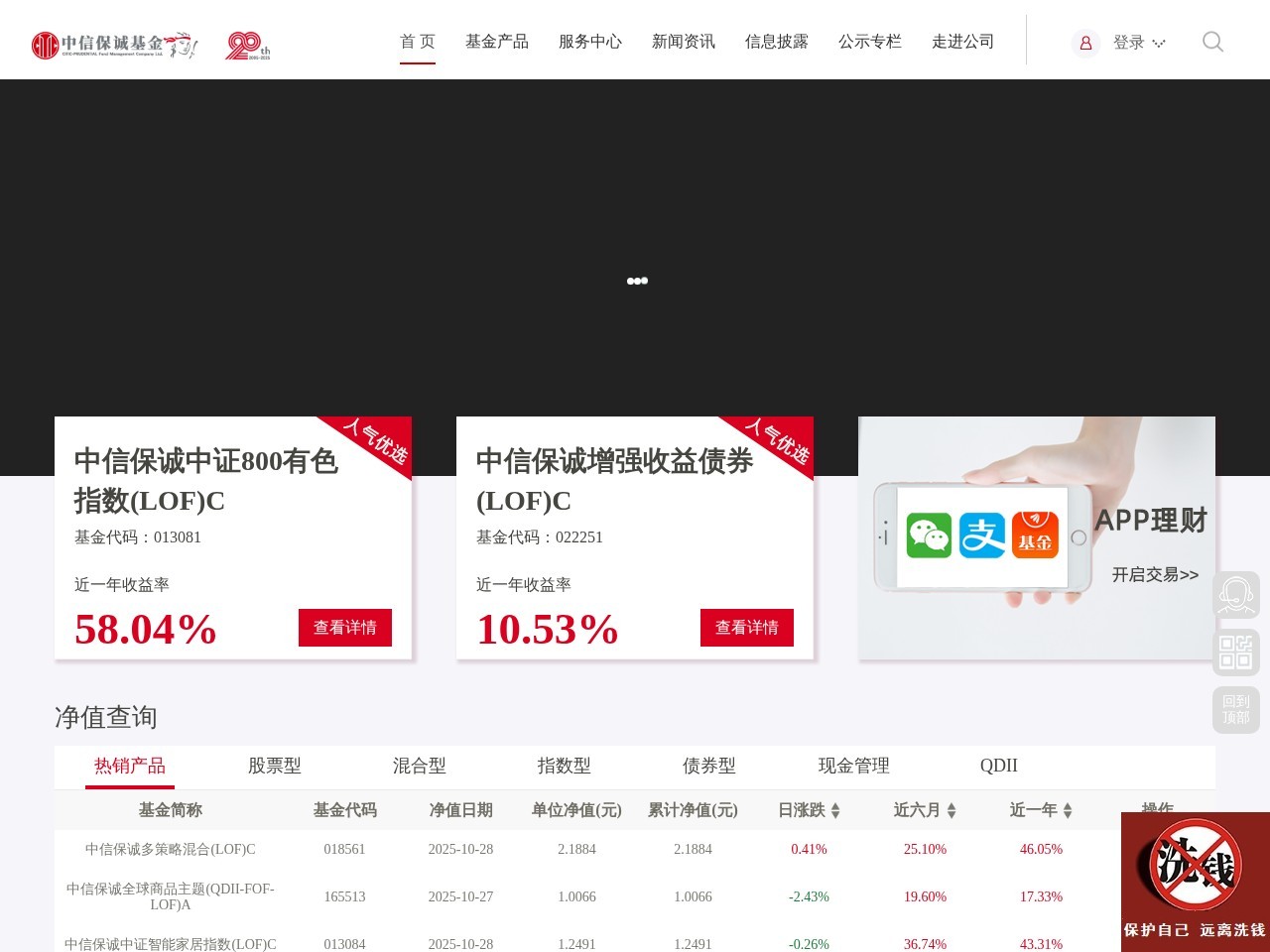 信诚基金