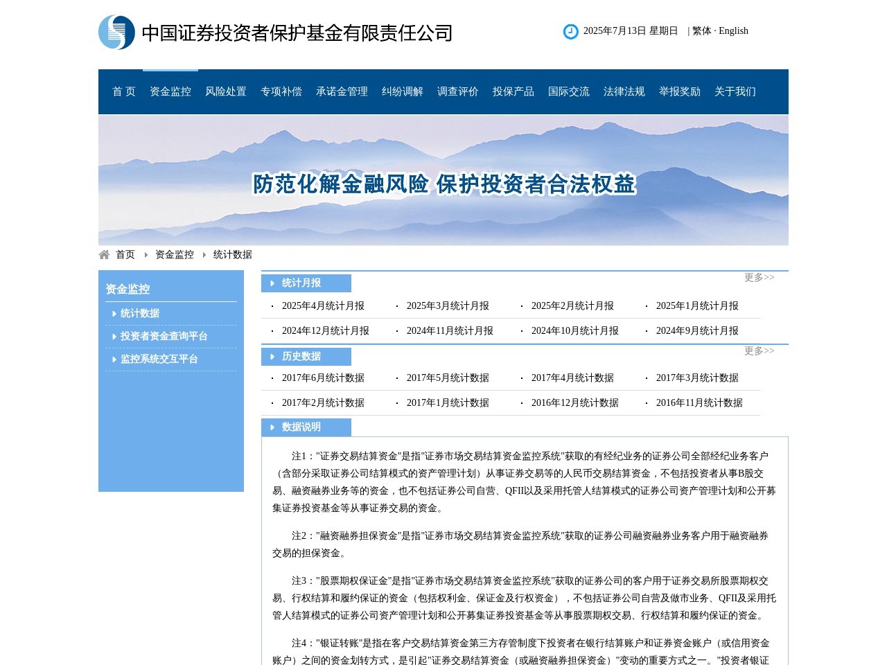 交易结算数据